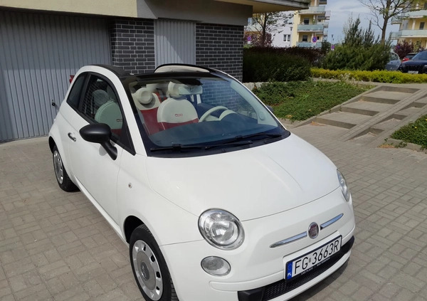 Fiat 500 cena 19900 przebieg: 165730, rok produkcji 2010 z Tykocin małe 352